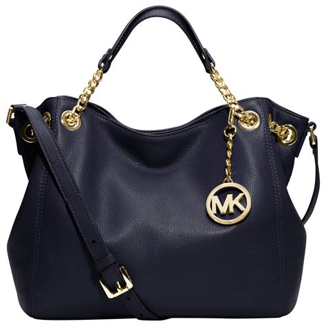 navy blue michael kors purse|michael kors blue denim purse.